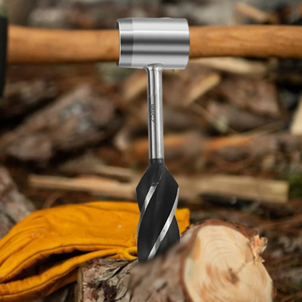 

4-Blade Carpenter Drill Bits for Outdoor Camping Survival Tools - Multi-Function Wood Chopping & Hole Drilling Accessories