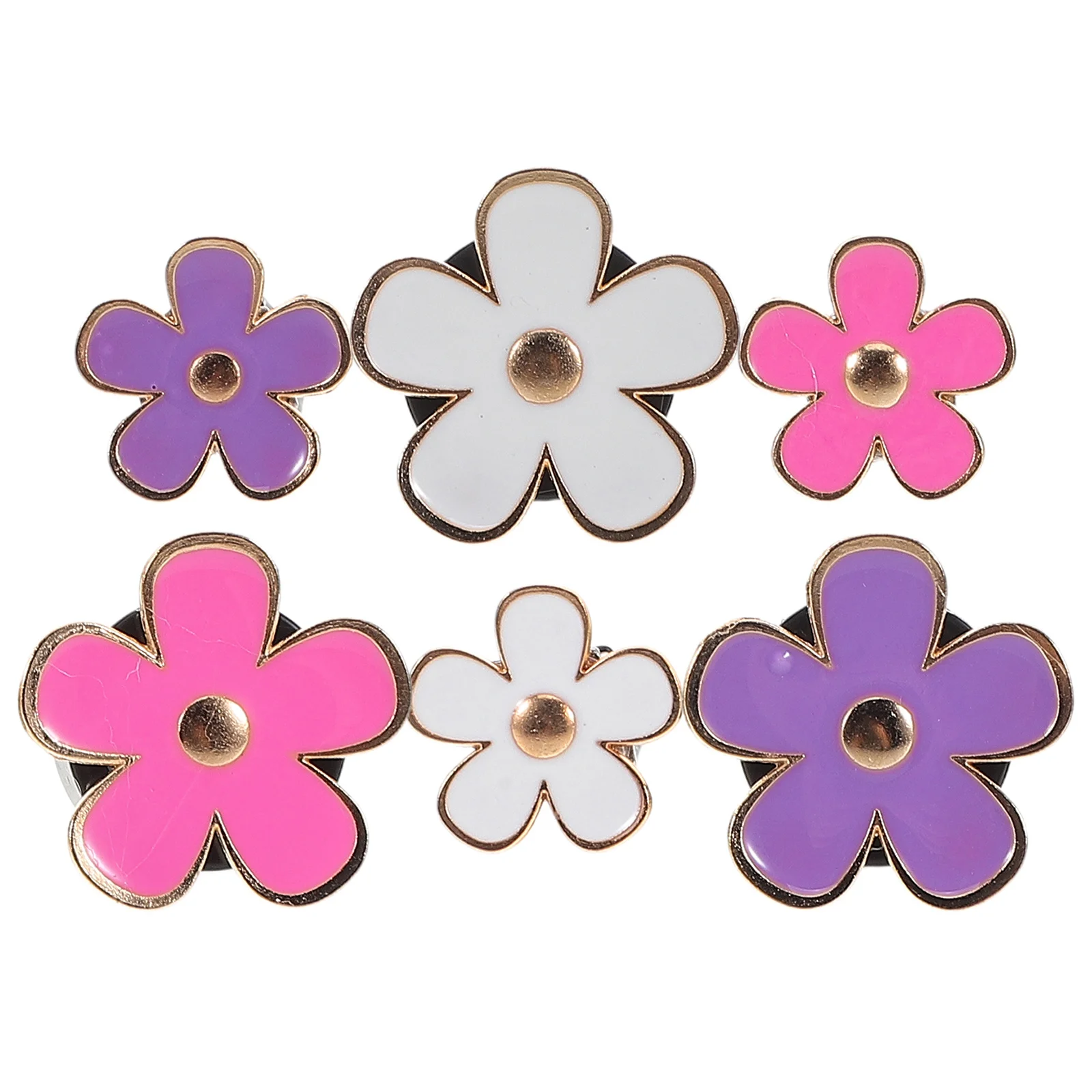 

6Pcs Daisy Flower Metal Alloy Car Air Vent Clips Air Freshener Clip Car Interior Decoration Aromatherapy Diffuser
