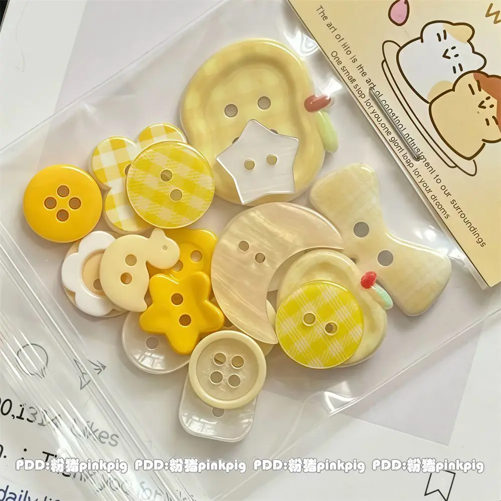 10 قطعة 7 ألوان أبل زر صغير حقيبة يد الديكور DIY بها بنفسك ملابس الطفل لطيف زر مختلط سوار إكسسوارات مجوهرات #2