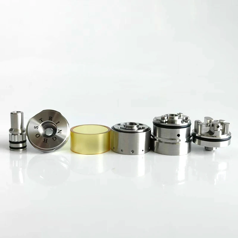 Ghost Ring RTA Rebuildable Tank Atomizer, 316 Stainless Steel, 22mm, 4ml