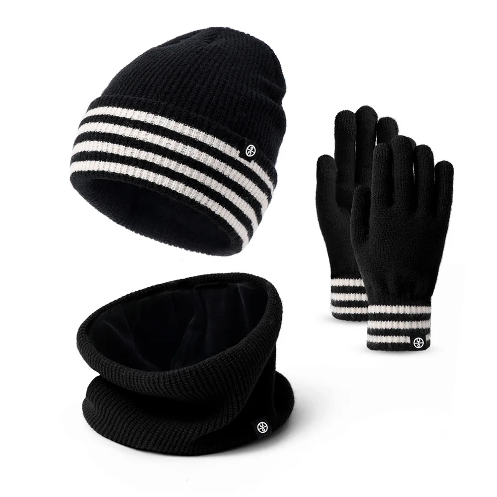 3pcs-set-winter-beanies-snood-gloves-women-and-men-winter-hats-set-short-scarf-striped-knitted-plush-lining-thickened
