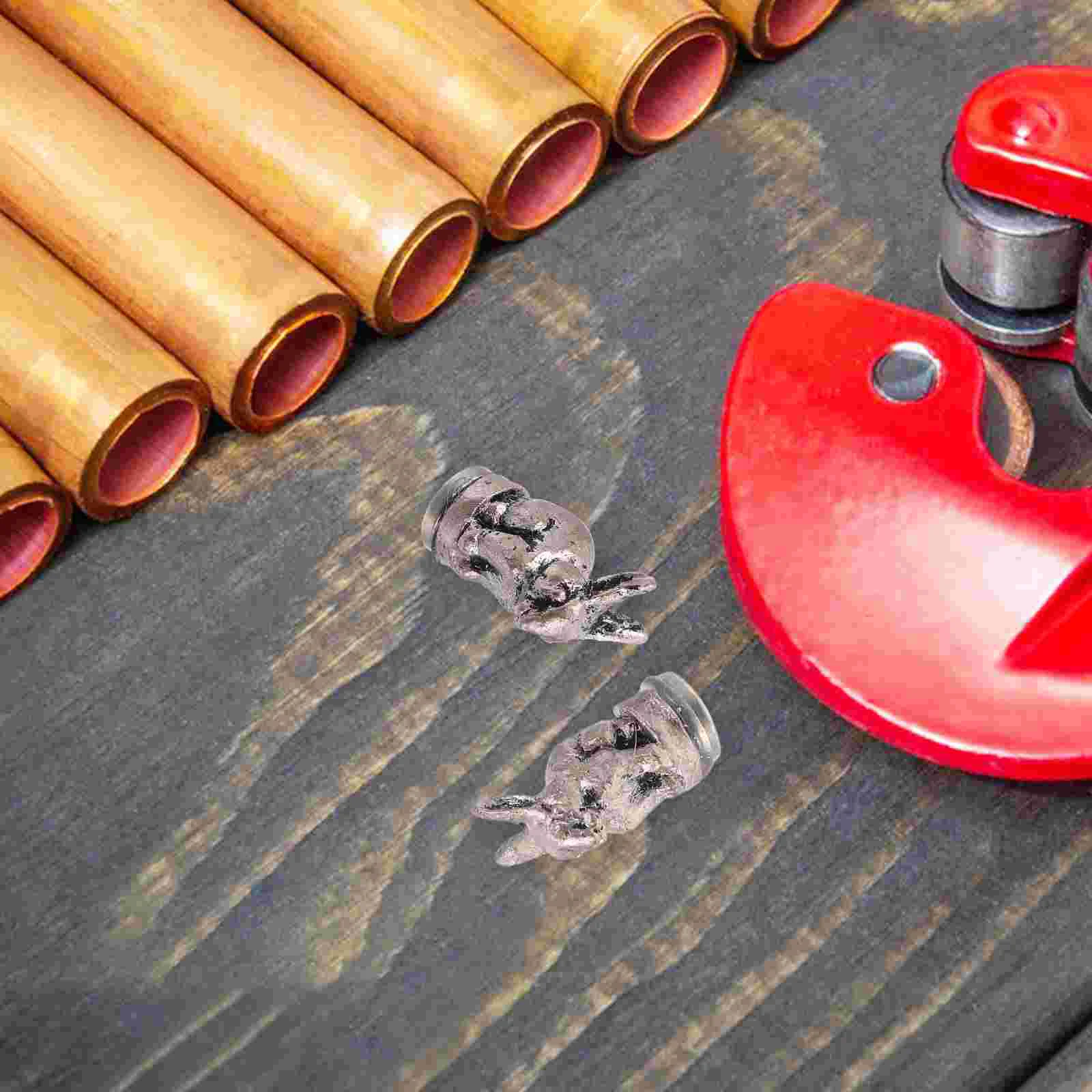 3 Pcs Hinge Decoration Door Decorative Topper Cat Dark Brown Unique Design Resin Magnetic Installation Home Office Animal