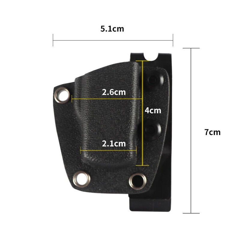 1PC. PEEK Pull Out the Scabbard Quickly + Pocket Clip for MT UT70 2in X 3in