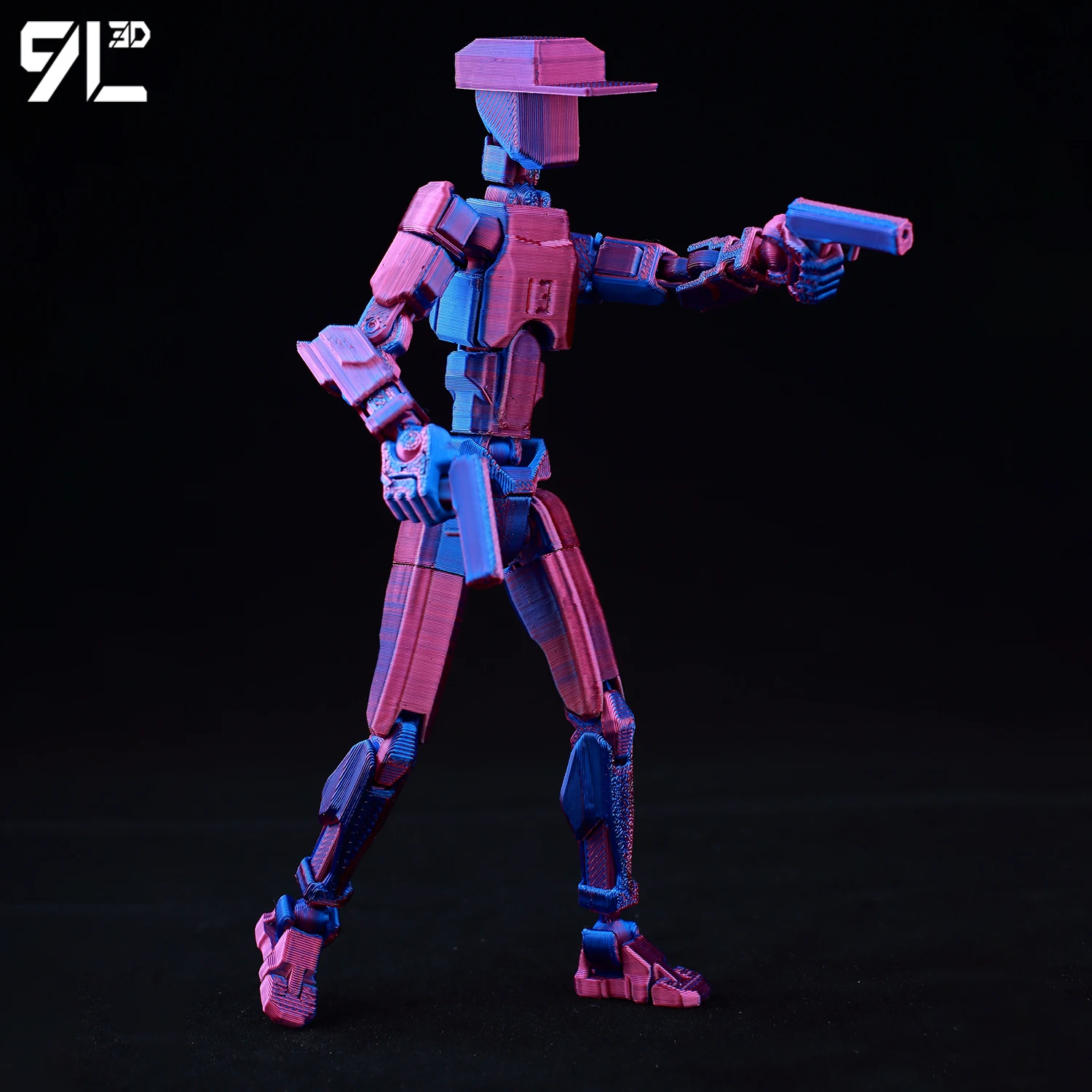 Gradient Multi-color LUCKY ​T13 Premium Quality 13 Joints Action Figure With Strong Durability For Long Term Professional Use​