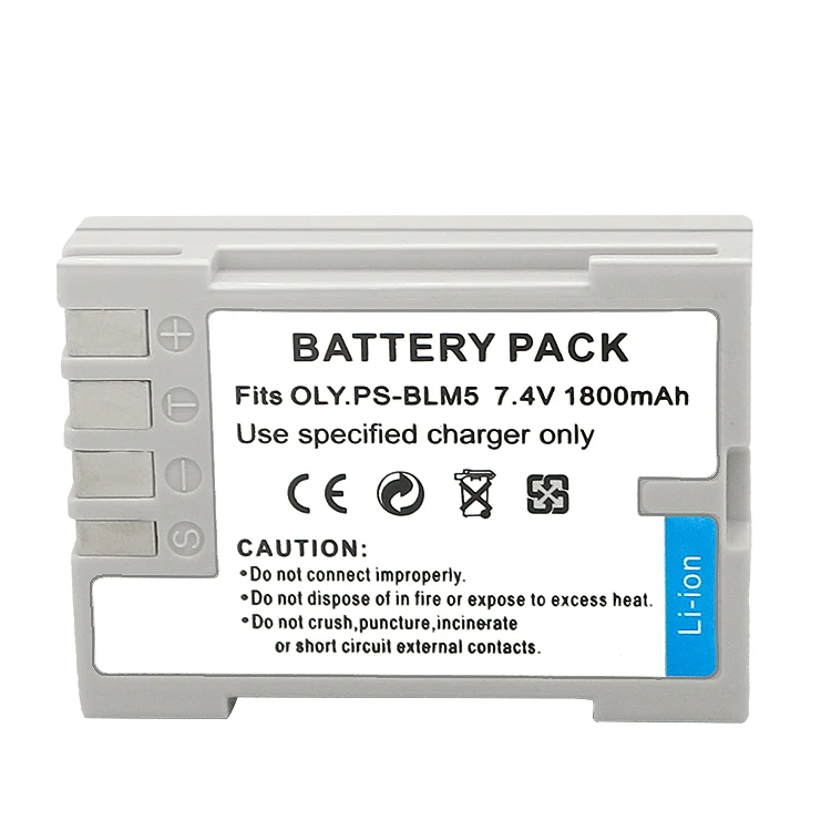 PS-BLM5 PSBLM5 Battery for Olympus C-8080 C-7070 C-5060 E1 E500 E330 E3 E520 E510 E300 Camera Battery