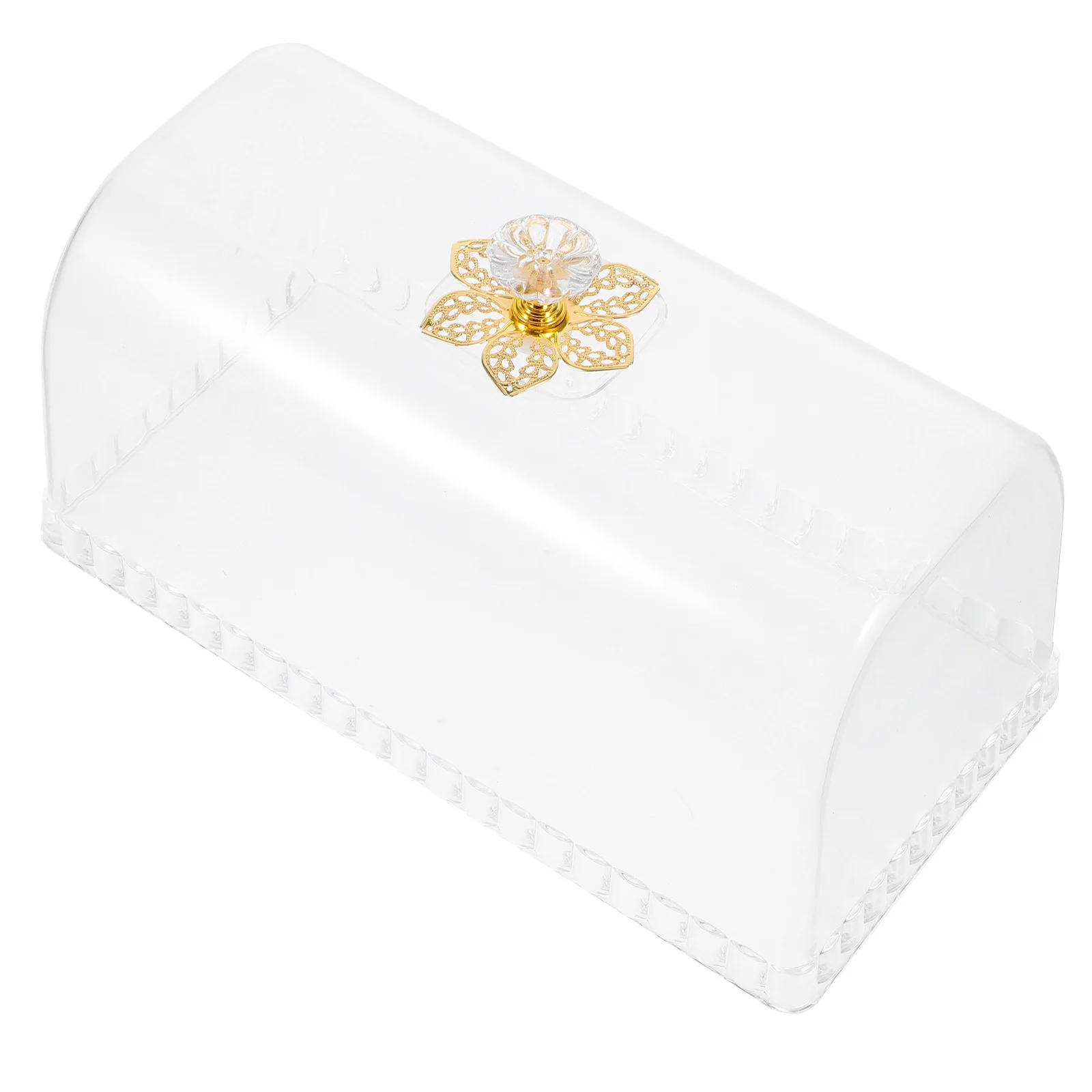 

1pc Clear Food Lids Dessert Cover Cake Protective Daily Use Butter Storage Longlasting Transparent Tabletop Kitchen