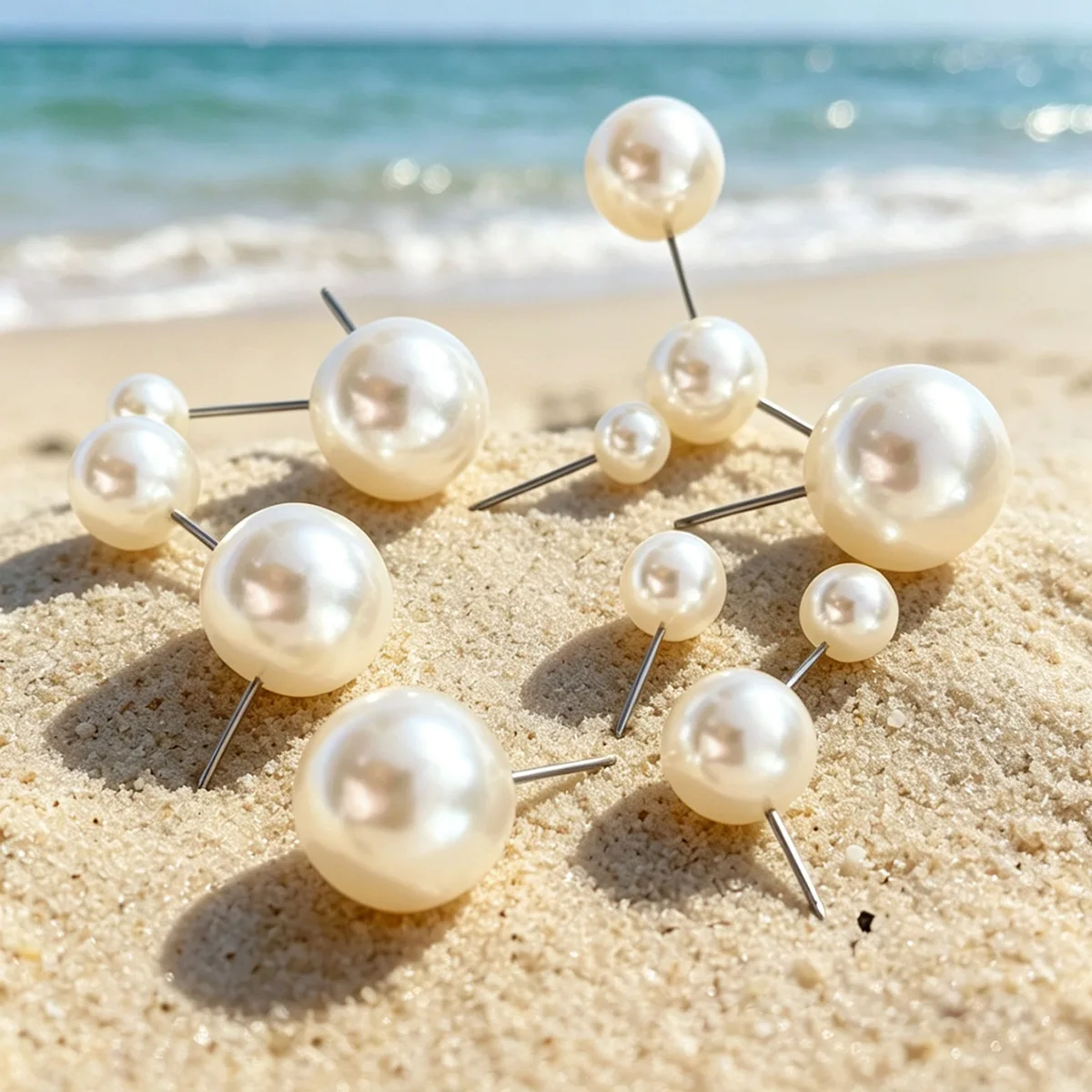 Classic Simple Pearl Stud Earrings, Women Jewelry, Summer Jewelry (Pearls May Have Minor Flaws And Size Variations, Which Is Normal)