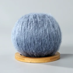 Soft Crochet Yarns Hand Knit Sweater Scarf Shawl Cardigan Puffy Thread 50g Mohair Silk Wool Yarn for Knitting Thin Angora Mohair