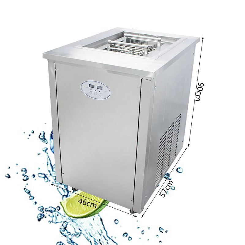 Nuova macchina per gelato commerciale Macchina automatica per ghiaccioli Macchina per ghiaccioli di frutta con congelatore per ghiaccioli