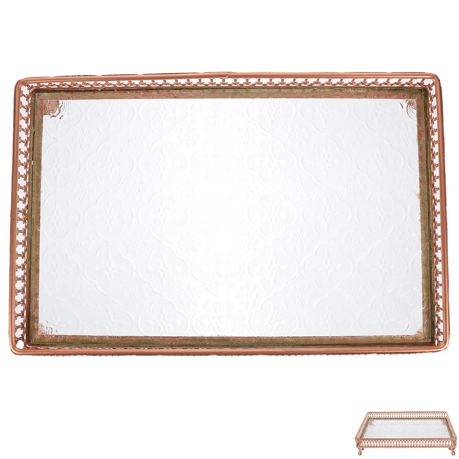 

Stable Flower Tray Large Capacity Snack Serving Tray Fruit Plate Dessert Serving for Home Party