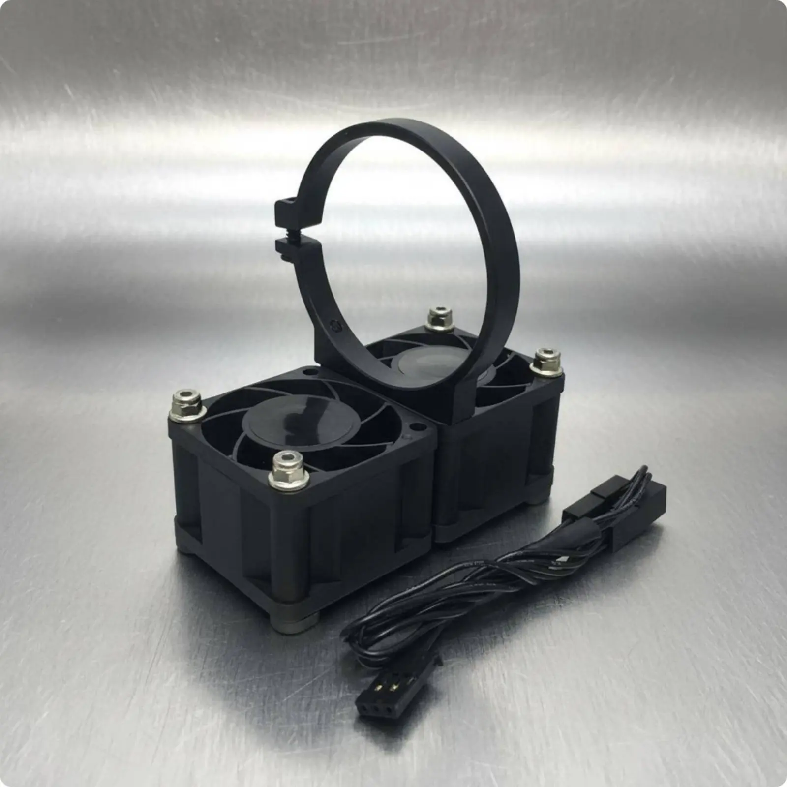 

Brushless Engine Cooling Bracket Heat Dissipation RC Engine Cooling Fan Sturdy Long-Lasting for High Speed Driving