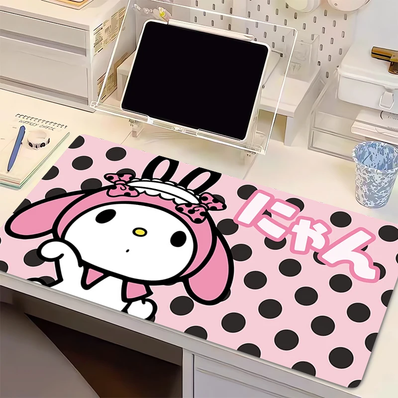 

Коврик для мыши My Melody 90x40 см, большой XXL, для геймеров, для клавиатуры и мыши, резиновый коврик для ноутбука, игровой коврик для ПК