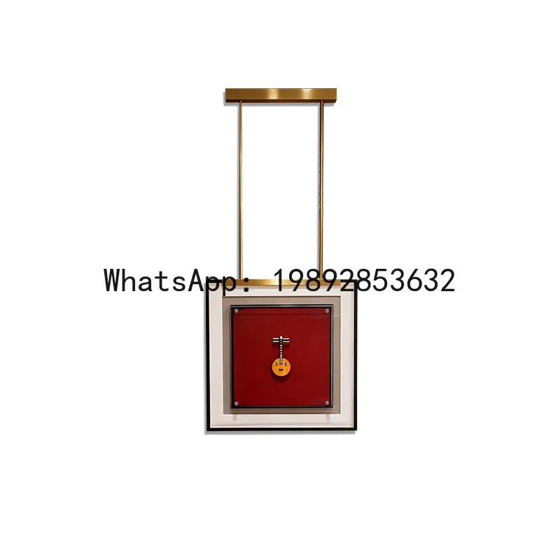 PYJ new Chinese  three-dimensional installation painting sample office villa restaurant hanging painting