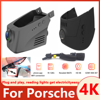 Dash Cam Car Camera for Porsche Cayenne Panamera Macan Taycan Cayman 911 Turbo 718 Boxster,HD 4K Wireless Wifi DVR Cam Dashcam