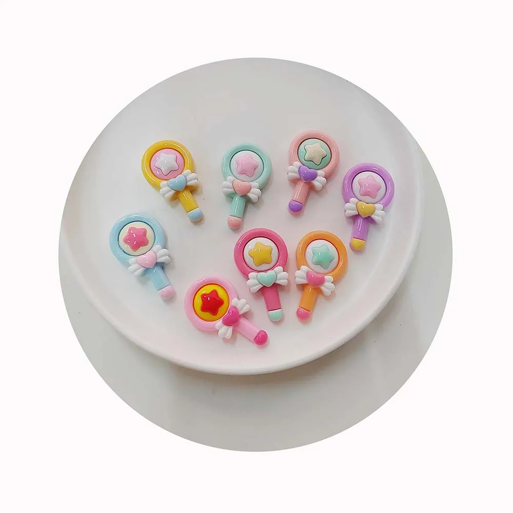 Cute Flatback Magic Fairy Stick Resin Cabochon Scrapbooking For Phone Decoration DIY Handmade Jewelry Making Accessories