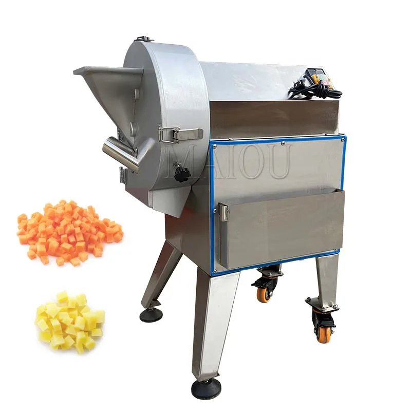 

Single Head Vegetable Cutter Machine Stainless Steel Dicing Machine Ginger Dicing Machine Food Shredder