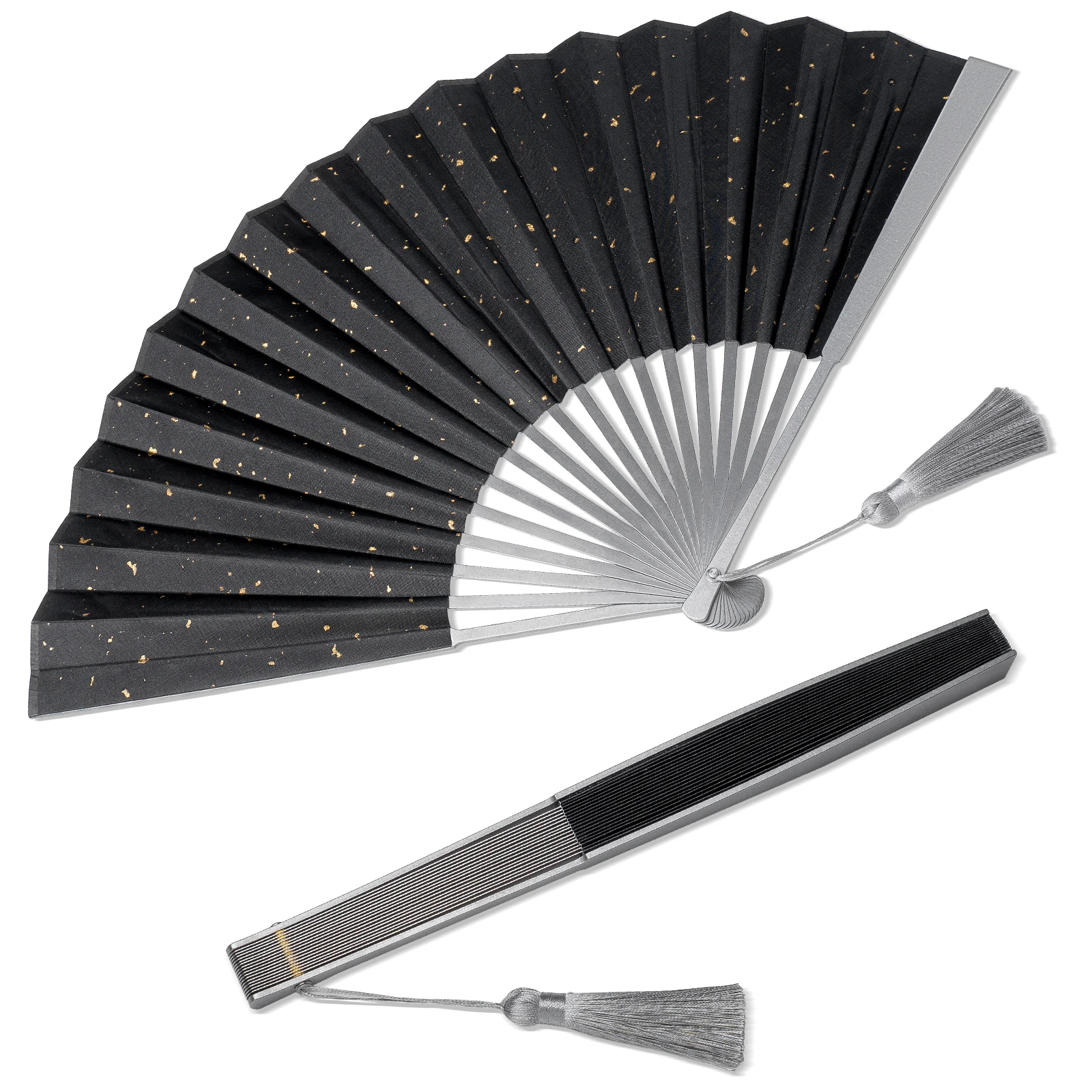 

High-quality steel Folding Hand Fan, Chinese Kung Fu Tai Chi Hand Fan Foldable Festival,Edc Gear and Gadgets For Men Every Day