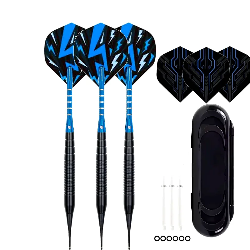 18g Soft Tipped Darts Professional Indoor Plastic Tip Darts Set for Electronic Dartboard Games