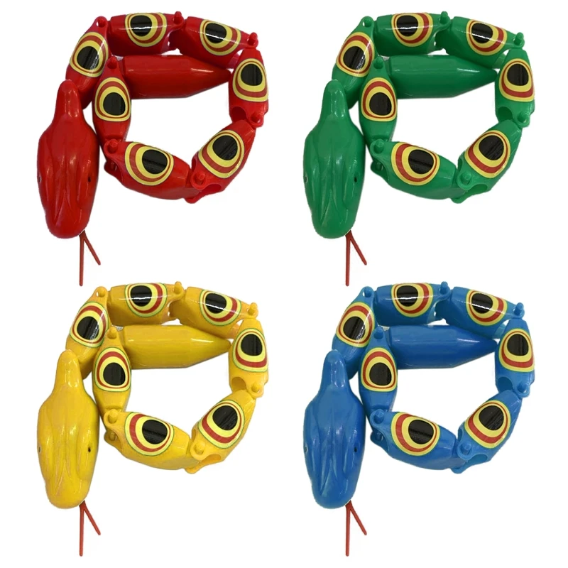 4 Colors 30cm Realistic Jointed Snake Toy Adults Kids Prank Props Fun Fake Snake Model Party April Fools Day Horror Tricky Toys