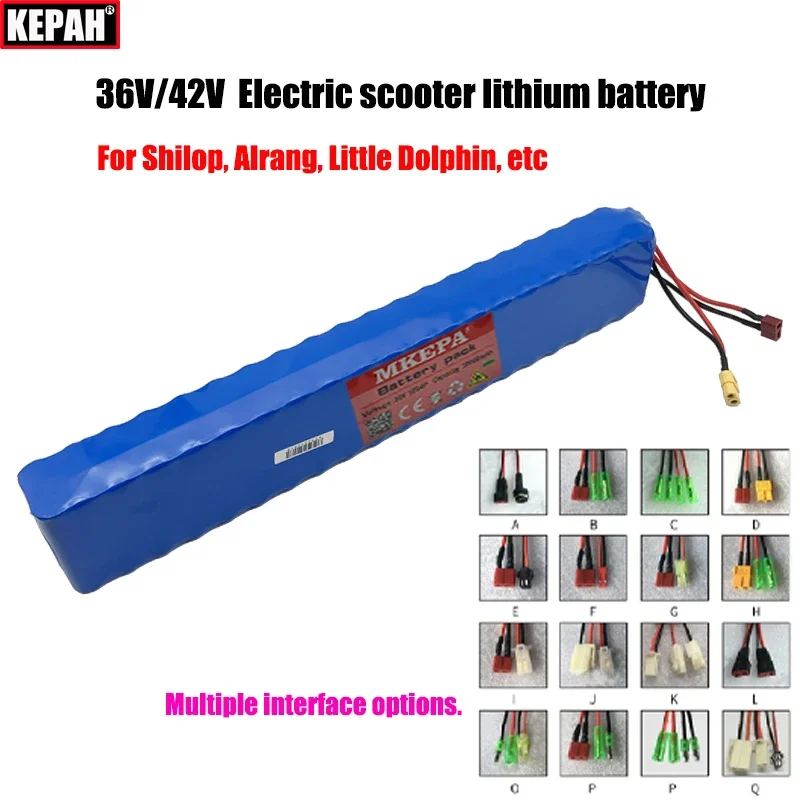 air transport,10S4P 36V 30Ah original lithium battery for electric scooters,for Alron, Shilop, Kugoo, with BMS,Ebike Bicycle