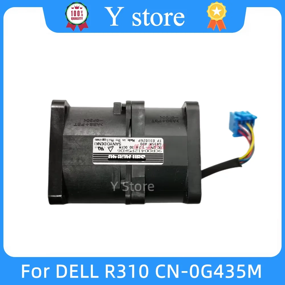

Y Store НОВЫЙ оригинальный вентилятор для сервера DELL R310, охлаждающий вентилятор 9CRD0412P5K06 0G435M G435M CN-0G435M, 100% тестирование