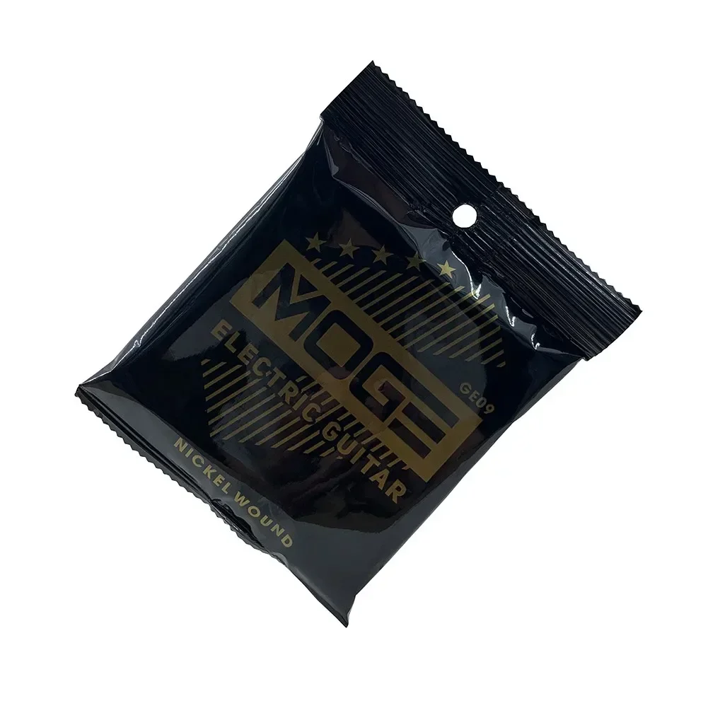 Metal Electric Guitar Strings Set MOGE GE09 Practiced Hexagonal Steel 6 String 09-42inch For Guitar Parts Musical Instrument