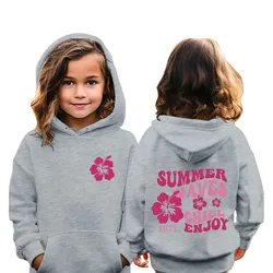 Girl'S Pink Hoodies Hoodie Long Sleeve Soft Sweatshirt Graphic Hoody Kid Cute Pullovers Top Clothes For Girls Boy Quality Coat