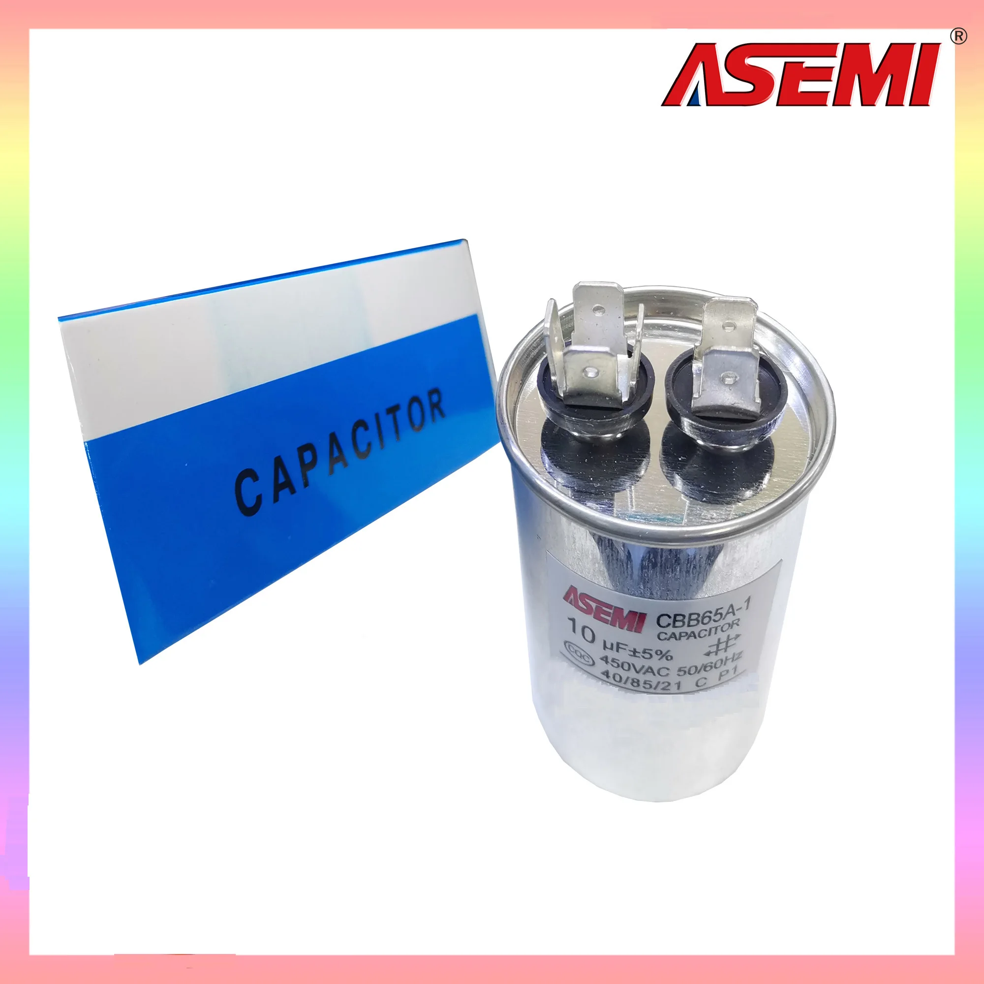 10UF CBB65 450V AC Motor Capacitor Air Conditioner Compressor Start Capacitor 5UF 6UF 8UF 12UF 16UF 17UF 18UF