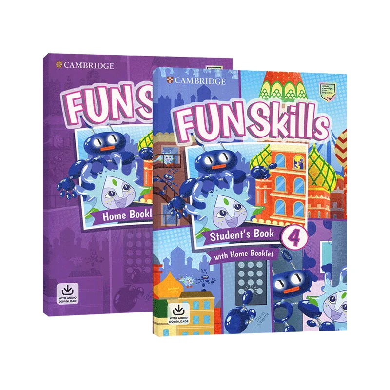 

Пакет для студентов Fun Skills с домашними навыками Буклет уровня 4, Адам Скотт Клэр Медвелл Кембриджский университет Пресс 9781108563710