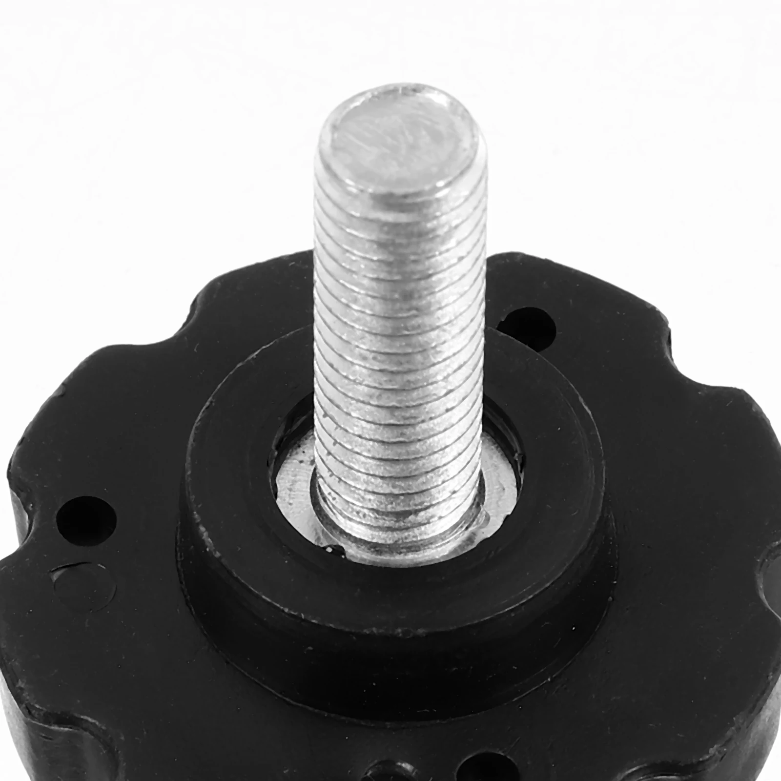 2 Pcs Foot Screws Patio Umbrella Part Knob Threaded Plastic Steel Parasol Replacement