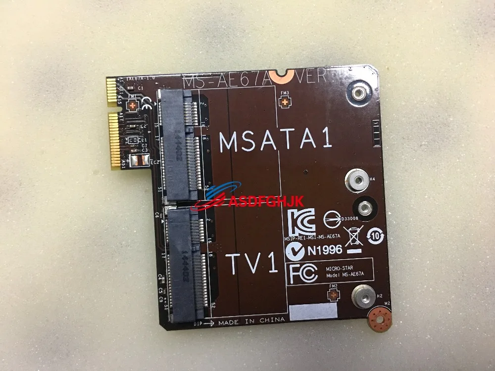 For MSI AG240 2PE AIO MSATA TV board Connectors board MS-AE67A MS-AE67 100% Works Perfectly