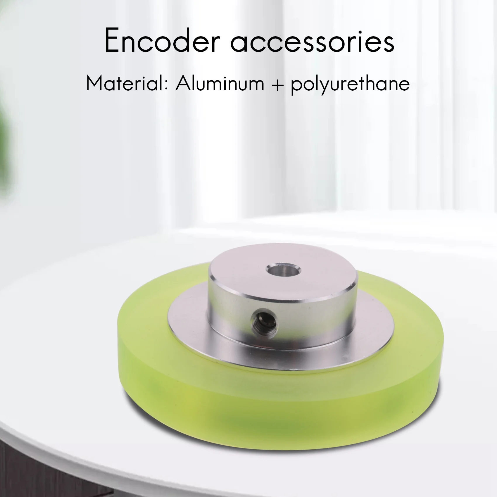 200Mm Aluminum Polyurethane Industrial Encoder Wheel Measuring Wheel for Measuring Rotary Encoder Vogue