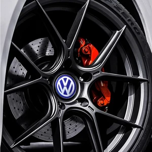 CAR Roda Centro Hub Caps Sticker, Aluminum Badge, VW Scirocco Polo T5 Passat B6 Golf MK5 Tiguan Jetta CC Beetle GT, 56mm, 4PCS 6 Bán hàng Golf Golf chính - №1