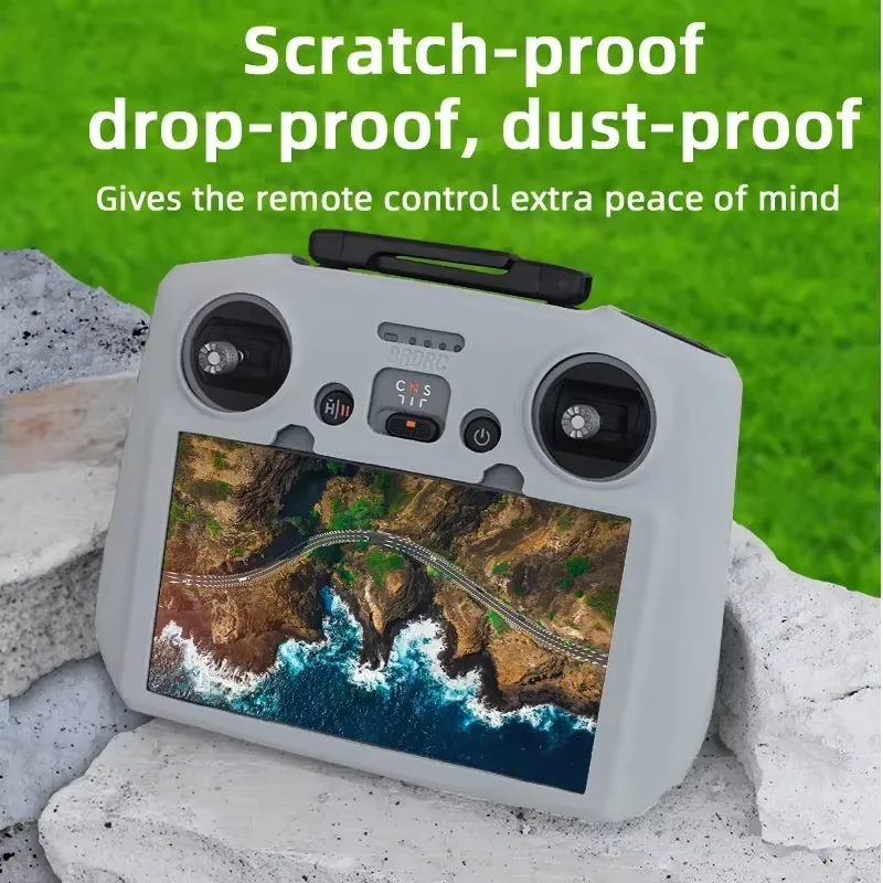 

Silicone Protective Cover Case for DJI Air 3 RC 2 Remote Controller Anti-scratch Anti-Slip Grip Guard Case Dustproof Sleeve