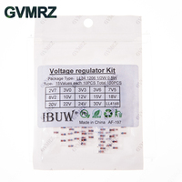 15Value *10pcs=150pcs LL34 SMD Zener Diode Assorted Kit 0.5W 2.7V-30V And LL4148 2.7V 3.3V 7.5V 8.2V 10V 12V 15V 18V 20V 24V 30V