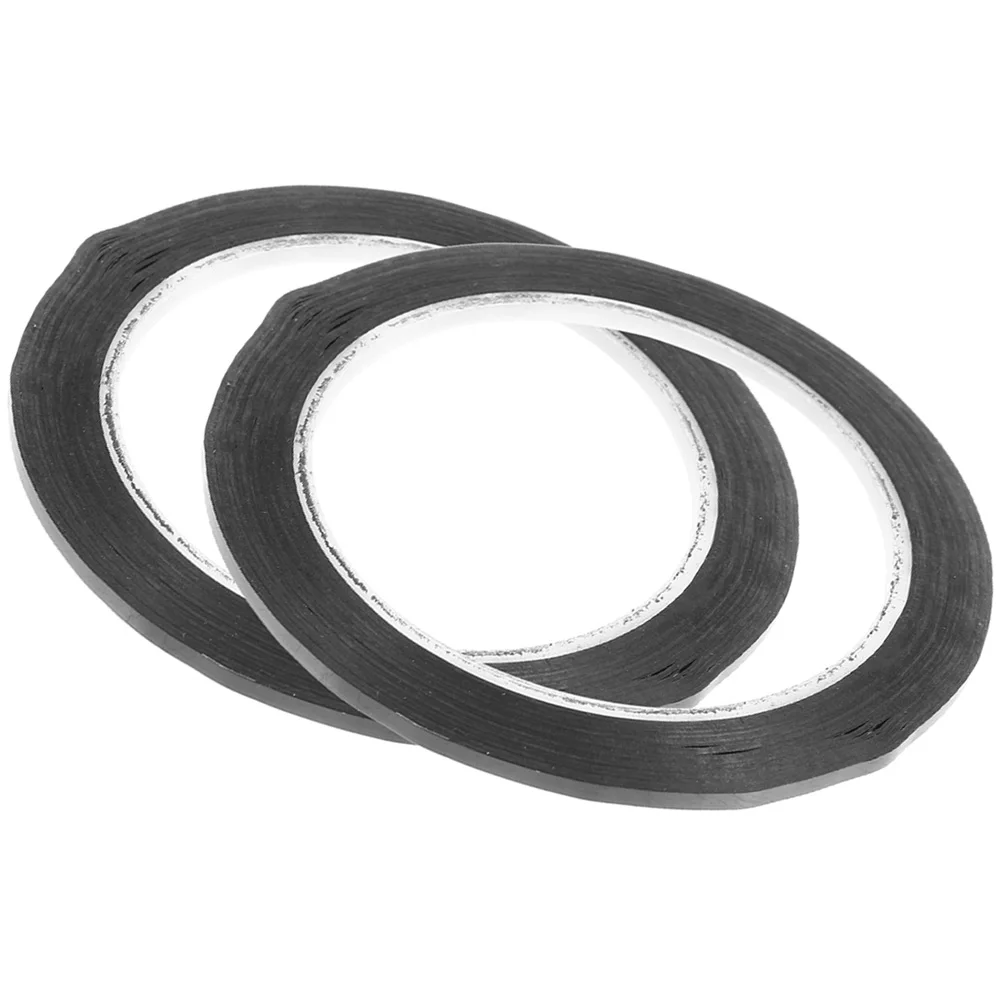 

2 Rolls Finger Board Positioning Tape Violin Tapes Fingerboard Supplies Sticker Black for Fingerboards Note