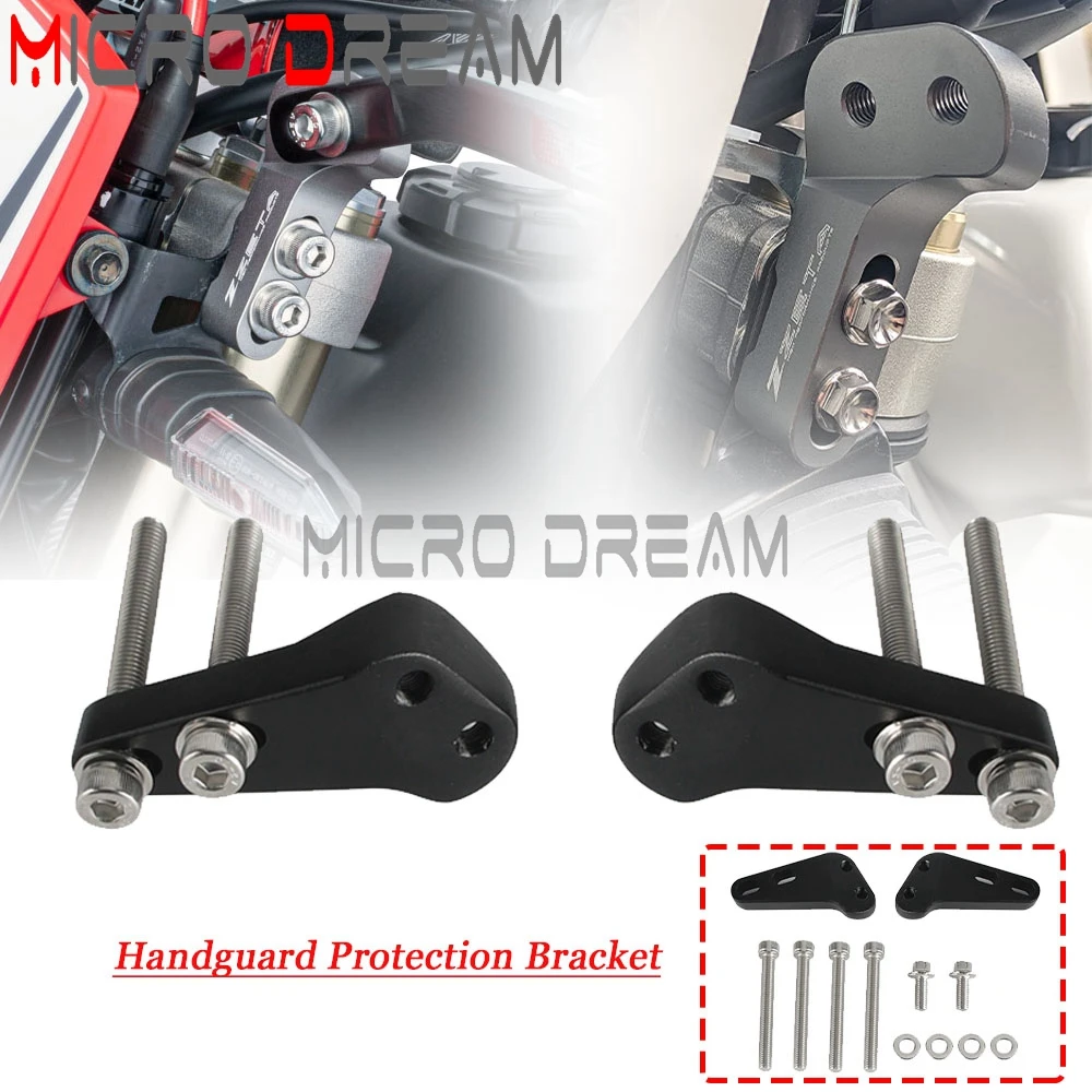 Aluminum Motorcross Hand Guard Mounting Bracket For Yamaha Honda Kawasaki Suzuki RMX250S KLX250 KLX300R CRF150F CRF230F  XR600R