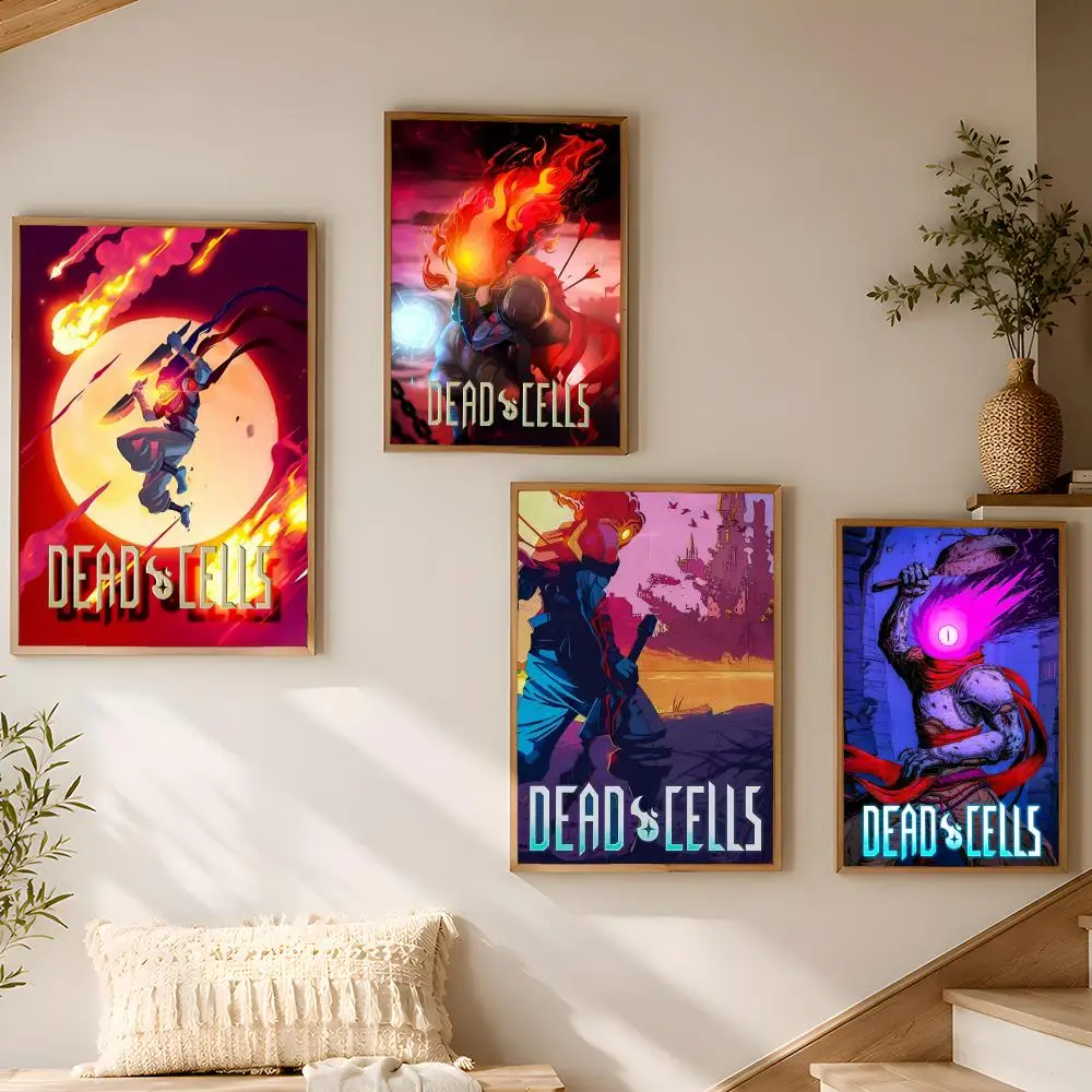 D-Dead Cells Game Painting Calligraphy Canvas Poster Art for Bedroom Living Room Home Decor Wall Decoration Decals Gift