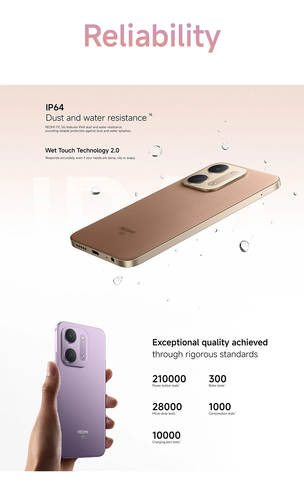 Global Version Redmi 17C 5g Ultra Hd Immersive Smartphone 6.9" 120Hz Display 50Mp Ai Camera System Massive 6000Mah Battery Mobile Phone