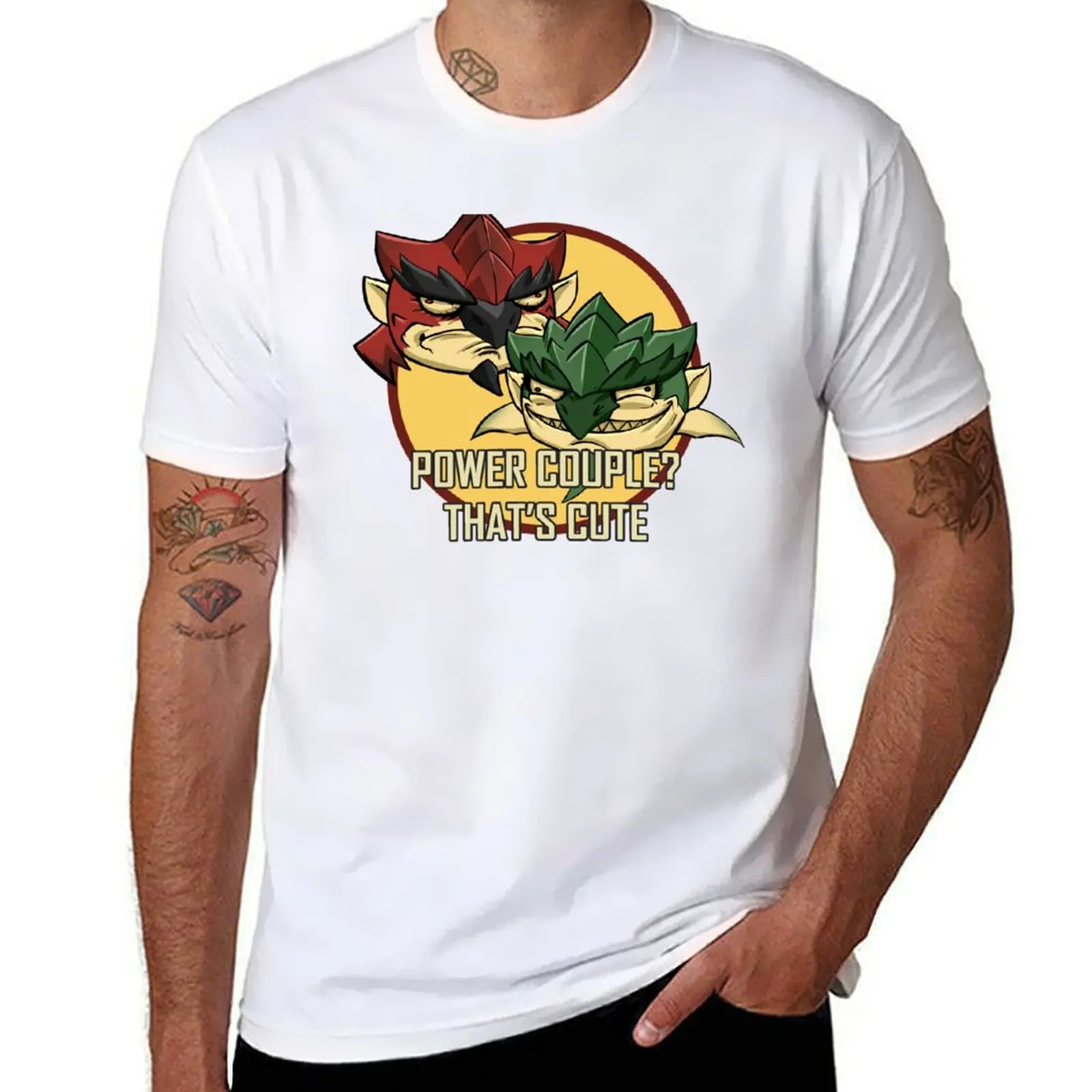 تي شيرت Me Gusta Rathalos and Rathian - Power Couple تي شيرت مطبوع من القطن تي شيرت حزمة تي شيرت