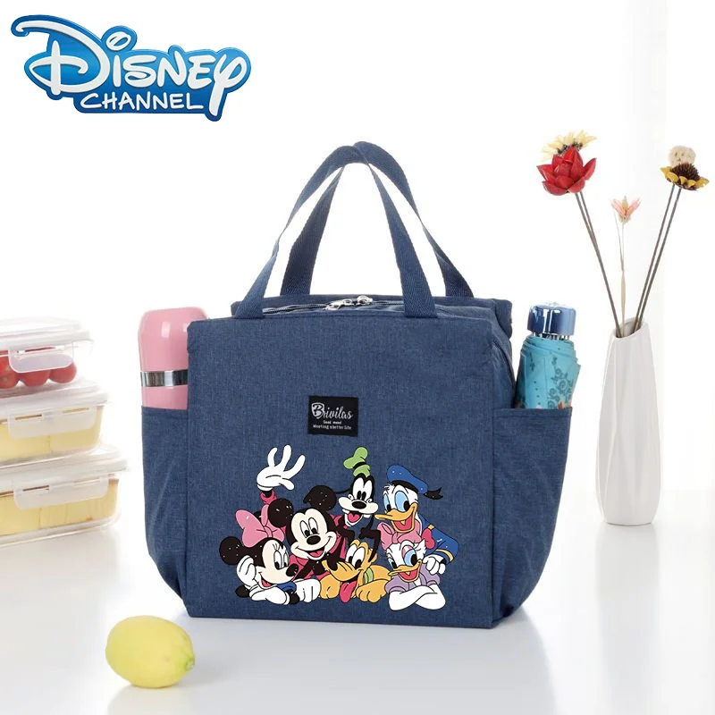 Disney Insulated Bags Mickey Mouse Cooler Bag Cute Cartoon Printing Hot Sell New Style Bring Food Long-lasting Insulation Adult