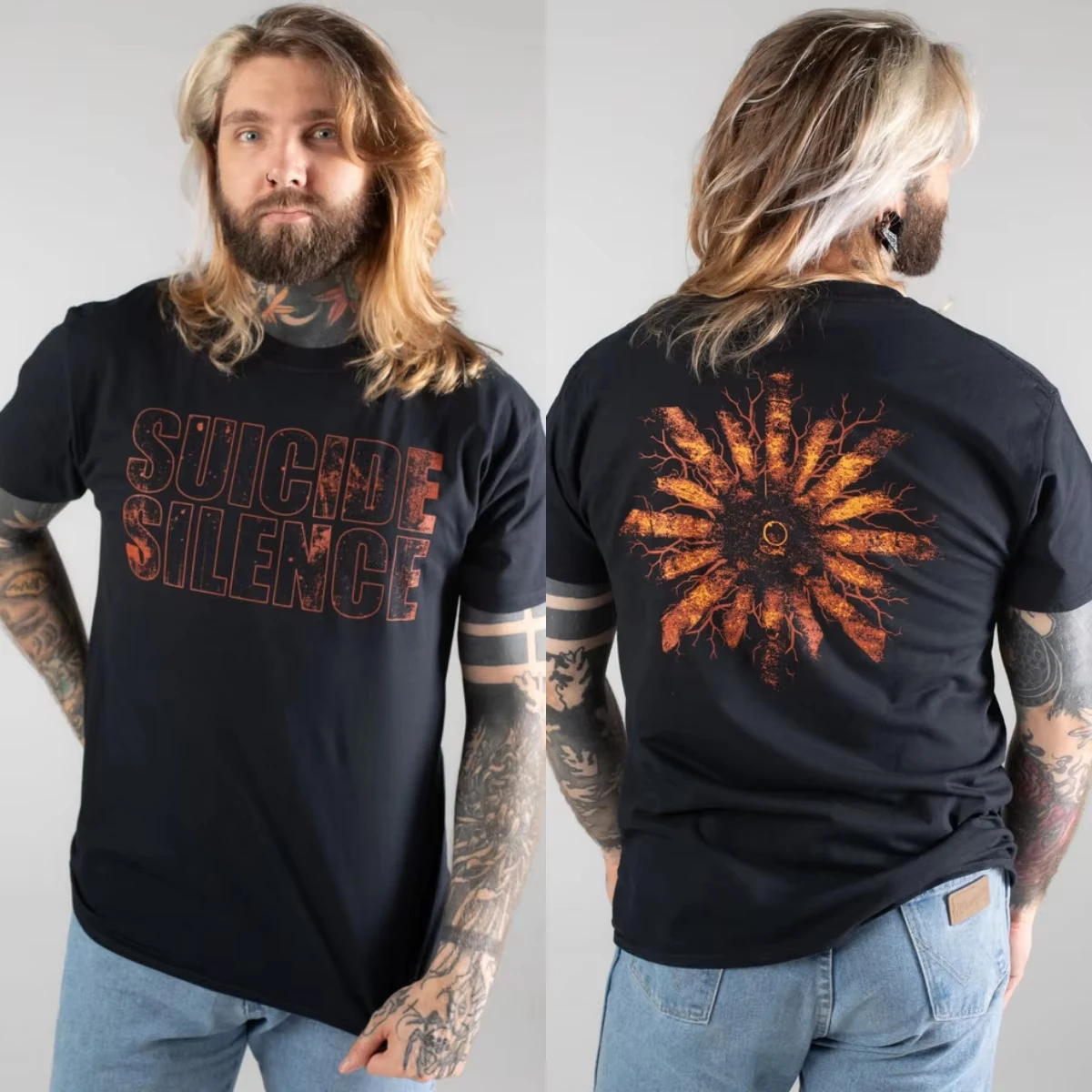 2026 Hot New Fit Suicide Silence Graphic Cotton T-shirt Unisex Summer Short Sleeve Fashion Brand Tee Luxury Casua