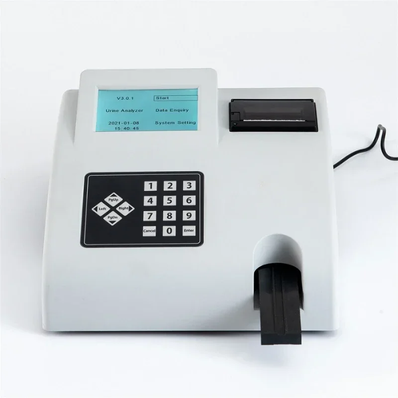 U10 Newest urine analyzer test machine built in printer for both human and veterinary with urine test strip