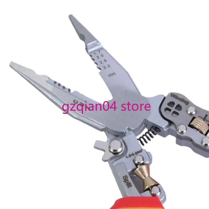 N7MD Multifonctionnel Fil Stripper Coupper Cable Cutter Pliers Professional 8-in-1