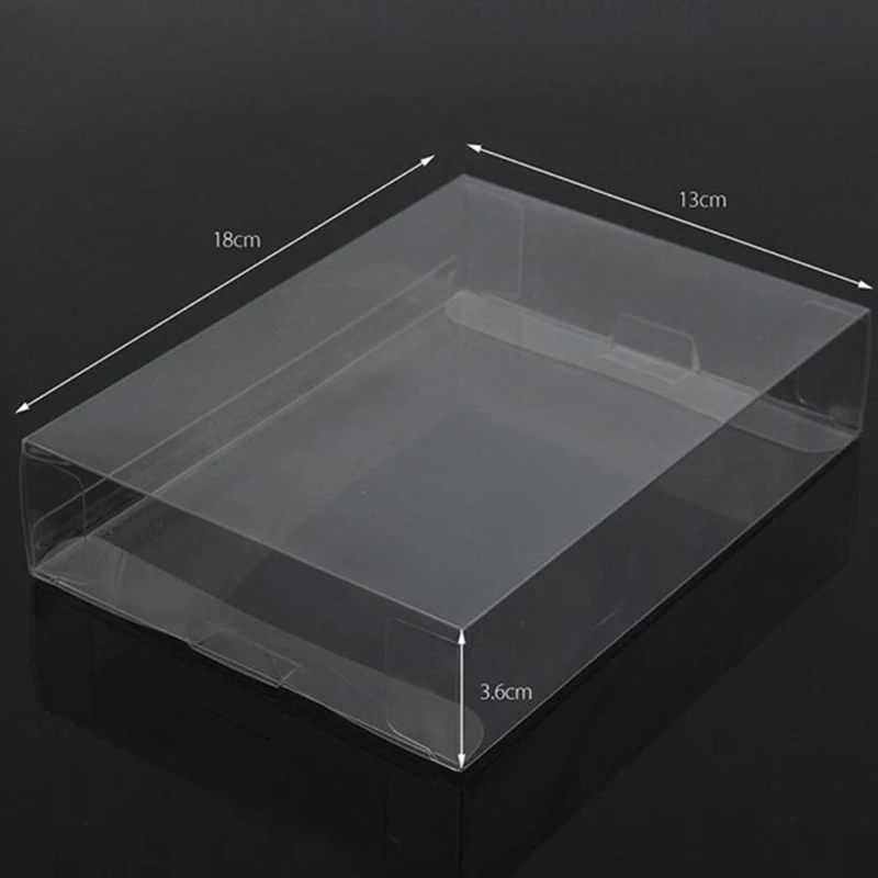 Caja protectora de cartucho de juego transparente, 1 piezas, N64