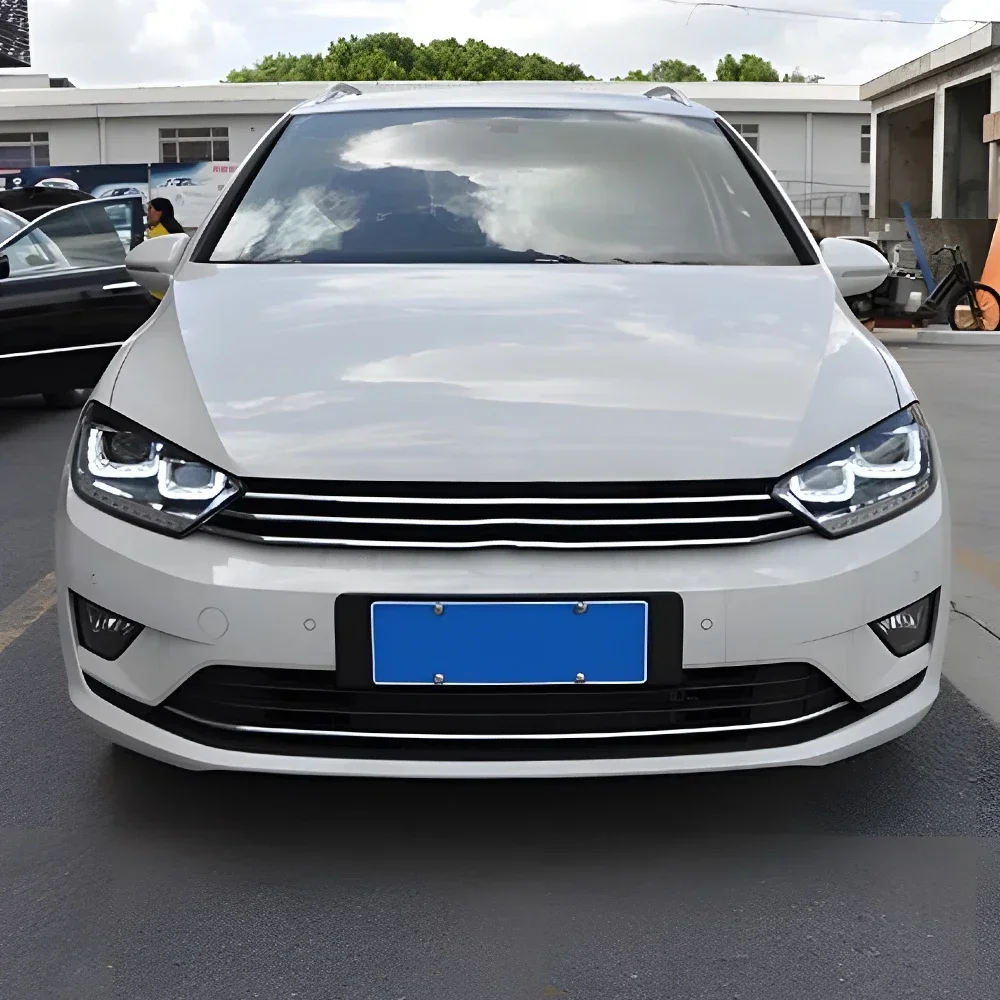 

For Golf 7 MK7 2016-2018 Sportsvan LED Car Head Lights Assembly Upgrade Double U Style Projector Lens Auto Headlight Accessories