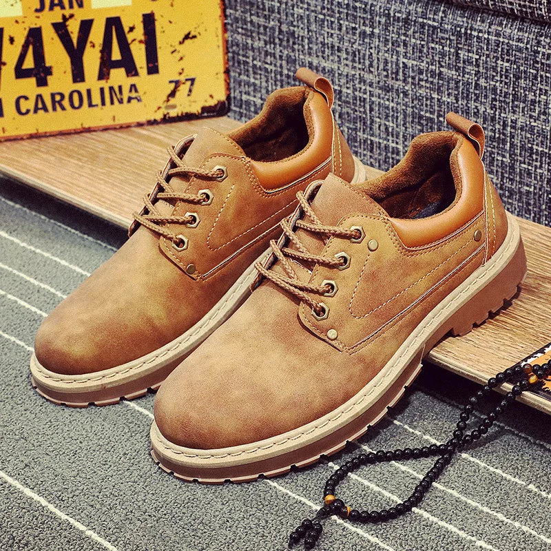 Brand Handmade Breathable Men\'s Oxford Shoes Top Quality Dress Shoes Men Flats Sneakers Fashion Men Leather Work Shoes