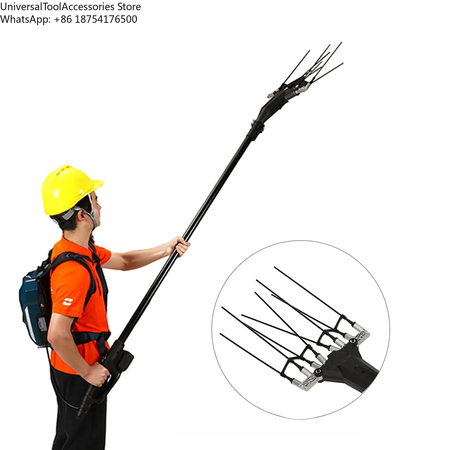 

20V/40V Mini Olive Harvesting Machine Nuts Shaker Olive Harvester Picking Machine Olive Shaker with Aluminum Fiber Rodholder