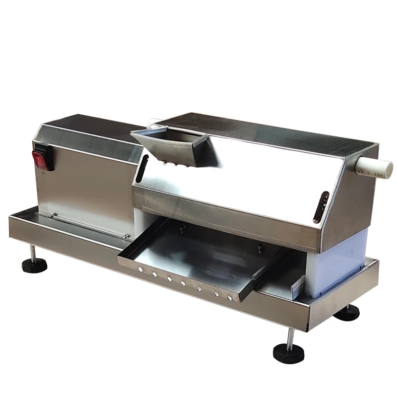 آلة قصف بيض السمان المصنوعة من الفولاذ المقاوم للصدأ بالكامل آلة تقشير كهربائية صغيرة لتدوير المياه قصف قطعة أثرية آلة قصف