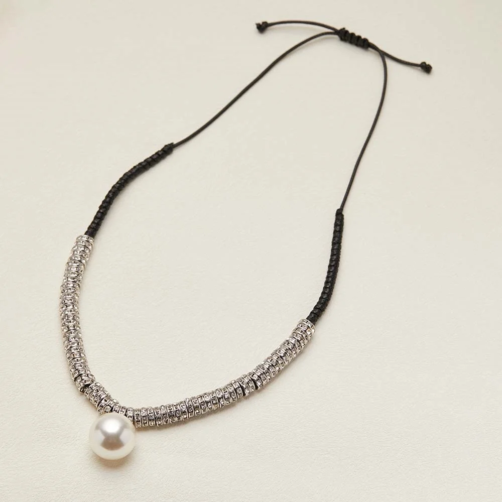 

LESHORE 2025 New Imitation Pearl Pendant Necklace Fashion Sweater Chain Women's Free Shipping